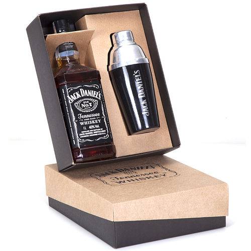 Kit Whisky Jack Daniel's Litro + Coqueteleira