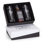 Kit Whisky Jack Daniel's 375ml + 2 Copos Personalizados Long Drink (SQ14239)