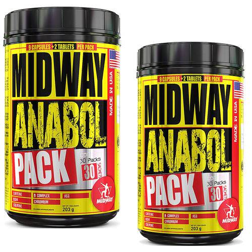 Kit 2x Anabol Pack 60 Packs - Midway