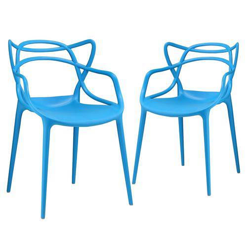 KIT - 2 X Cadeiras Masters Allegra - Azul