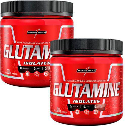 Kit 2x Glutamine Isolates - 300g - Integralmédica Powder