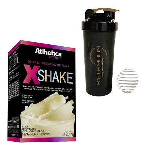 Kit X-Shake 420g Baunilha + Coqueteleira 600ml com Mola
