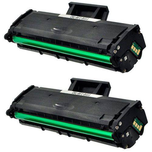 Kit 2X Toner D111 Mlt-D111s Compatível para Impressora Samsung M2070w M2070fw M2022w M2020w M2020fw