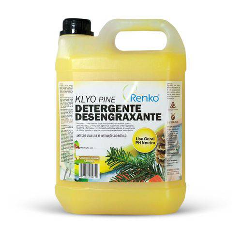 Klyo Pine Detergente Desengraxante Gel 5 Litros - Renko