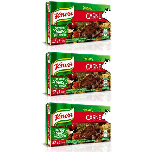 Knorr Caldo de Carne 57g (kit C/03)