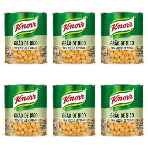 Knorr Grão de Bico Conserva 170g (kit C/06)