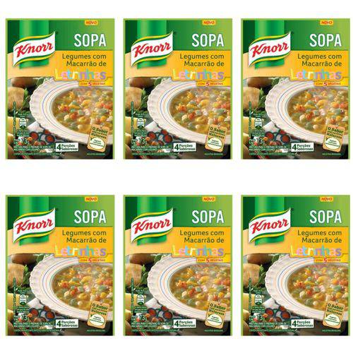 Knorr Sopa de Letrinhas 73g (kit C/06)