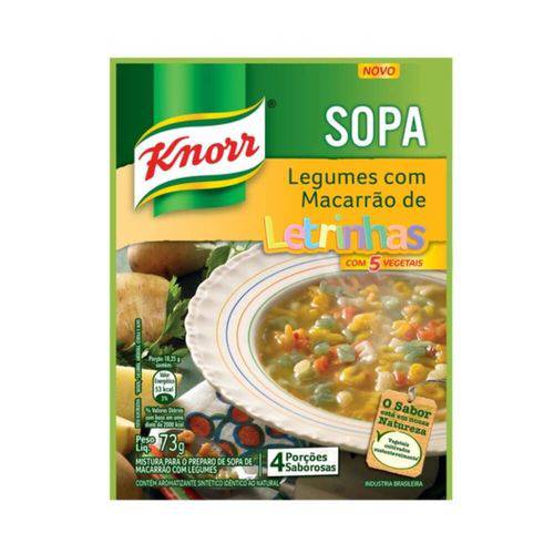 Knorr Sopa de Letrinhas 73g