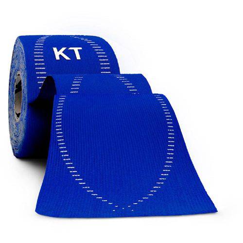 KT Tape Pro 20 Tiras Sintética Pre Cortadas Azul Escuro