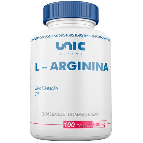 L - Arginina 500mg 100 Cáps Unicpharma