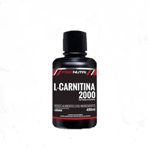 L-carnitina 2000 480ml Fisionutri Laranja