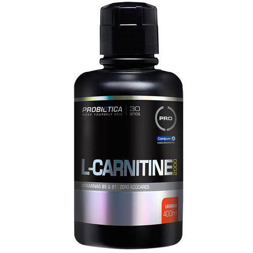 L-carnitina 2000 Laranja 400ml - Probiótica