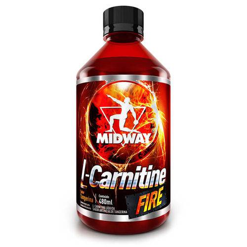 L-carnitine Fire - (480ml) - Midway – Tangerina - Vencimento 31/01/201