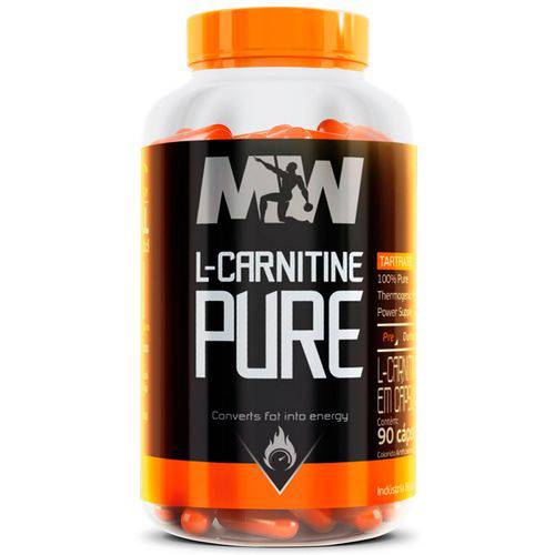 L-carnitine Pure 1340 Mg (90 Cáps) - Mw Suplementos