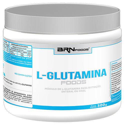 L-Glutamina Foods 300 G - Br Nutrition Foods