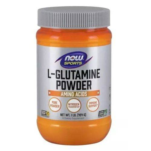 L-glutamine Powder em Pó (454g) Now Sports