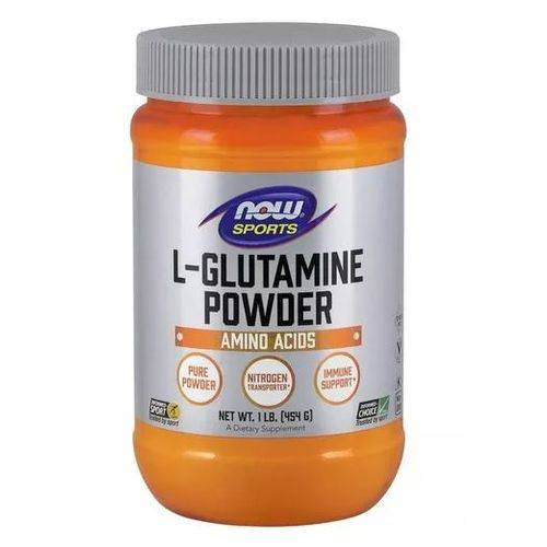 L-glutamine Powder em Pó (454g) Now Sports