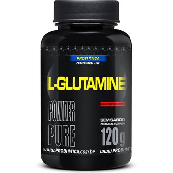L-Glutamine Powder Pure Sem Sabor - Probiotica L-Glutamine Powder Pure Sem Sabor 120g - Probiotica