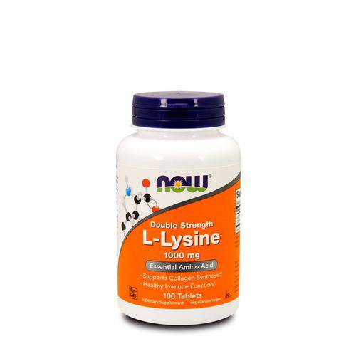 L-lysine 1000mg (100 Tabs) Now Foods