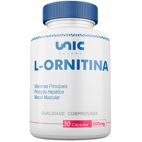 L-ornitina 300mg 30 Caps Unicpharma