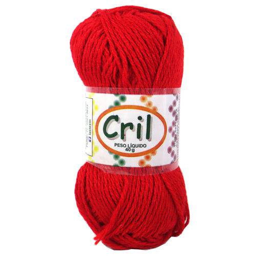 Lã Cril 40g Texin - Vermelha 011