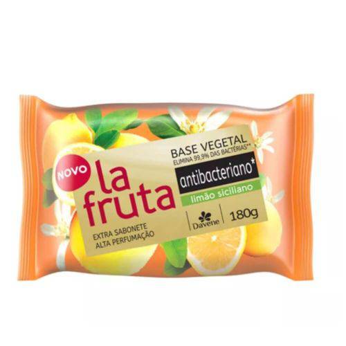La Fruta Antibacteriano Sabonete Vegetal Limão 180g