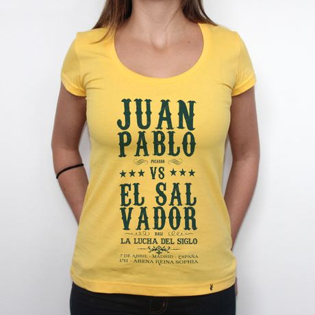 La Lucha Del Siglo - Camiseta Clássica Feminina