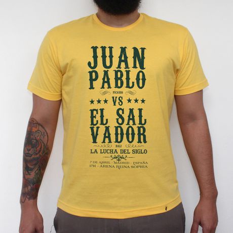 La Lucha Del Siglo - Camiseta Clássica Masculina