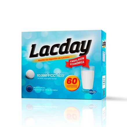 Lacday 60 Comprimidos Mastigáveis