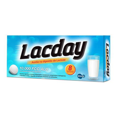 Lacday C/ 8 Comprimidos Mastigáveis