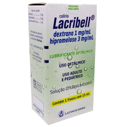 Lacribell Colírio Lubrificante 15ml