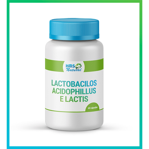 Lactobacilos Acidophillus e Lactis Cápsulas 60cápsulas