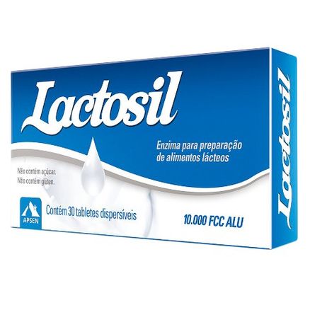Lactosil 10.000 FCC 30 Tabletes Dispersíveis