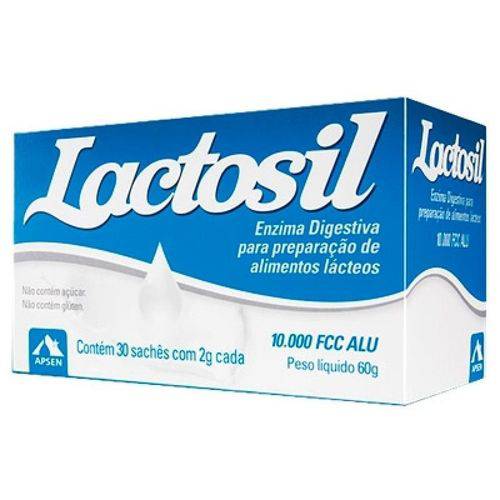Lactosil - 10.000fcc, Caixa com 30 Sachês com 2g de Pó para Suspensão de U