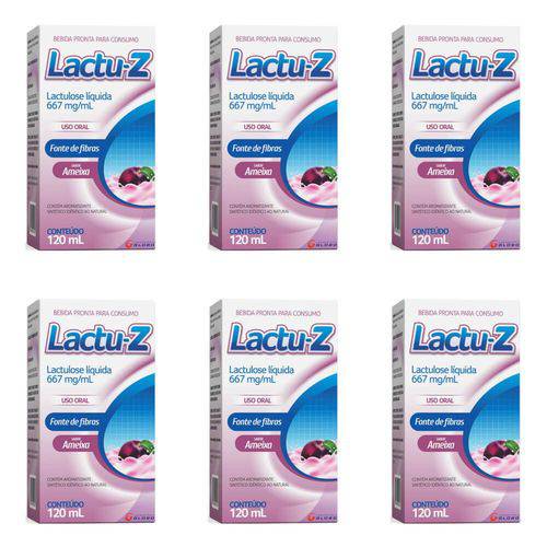 Lactu - Z Ameixa Lactulose Líquida 120ml (kit C/06)