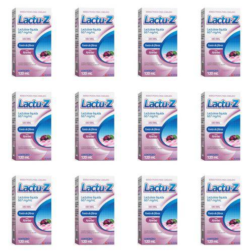 Lactu - Z Ameixa Lactulose Líquida 120ml (kit C/12)