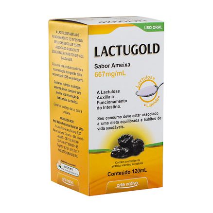 Lactugold Sabor Ameixa 667mg/mL 120mL