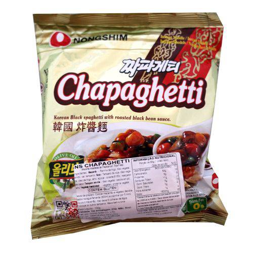 Lamen Chapaghetti Korean Black Spaghetti - Nong Shim 100g