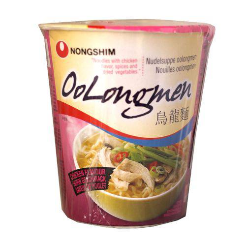 Lamen Oolongmen Frango Cup Noodle Soup - Nong Shim 75g