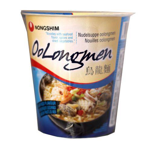 Lamen Oolongmen Seafood Cup Noodle Soup - Nong Shim 75g