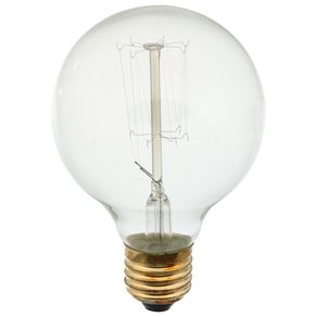 Lamp Filamento Carbono G80 40w 220v E27 Incolor