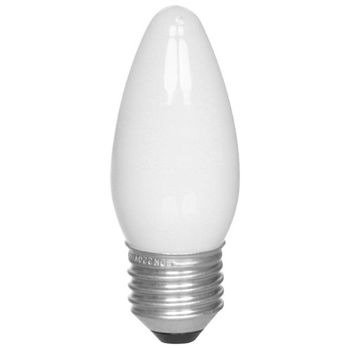 Lamp Incand Vela 40w E27 127v Am Sadokin Branco