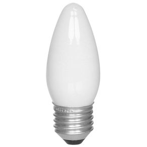 Lamp Incand Vela 25w E27 127v Am Sadokin Branco