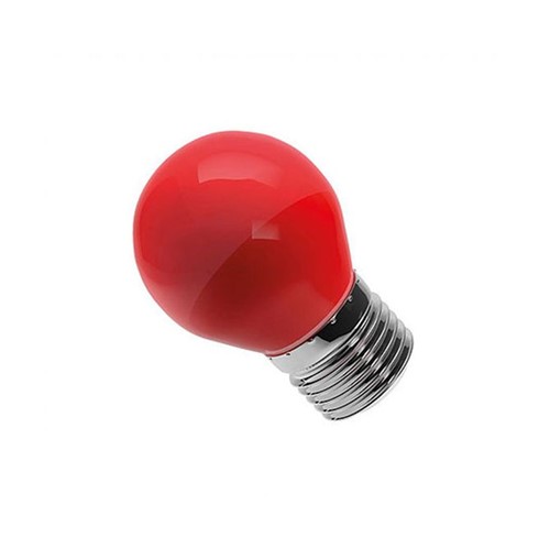 Lâmpada Bolinha G45 Vermelha Bivolt 6w - LM279 - Luminatti - Luminatti