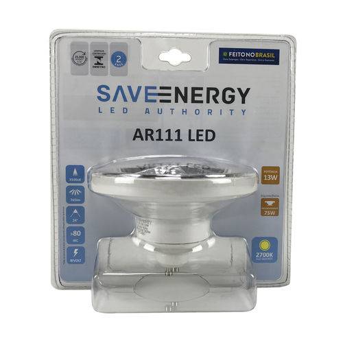 Lâmpada de Led Ar111 13w 2700k - Save Energy - Bivolt