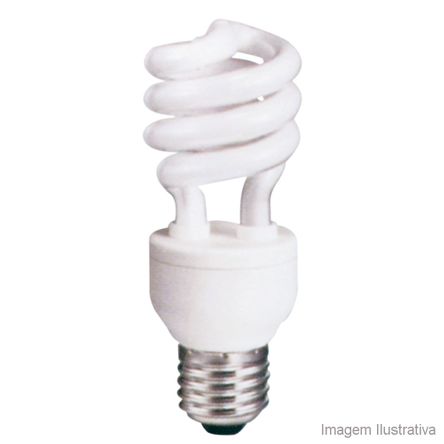 Lâmpada Eletrônica Fluorescente Twist 8.0Hs 127V 18W 2700K Amarela Osram