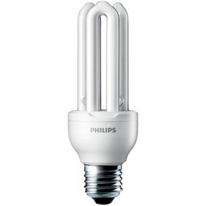 Lâmpada Eletrônica Philips 18W E27 Ecohome Stick Luz Clara 127V