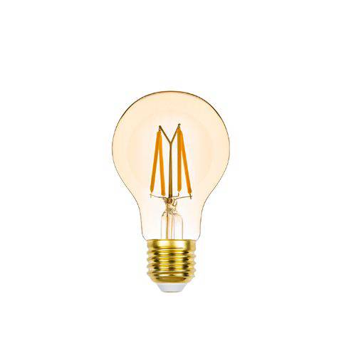 Lampada Filamento Bulbo Vintage 127v 4,5w 2400k Dimerizavel Stella Sth8261/24