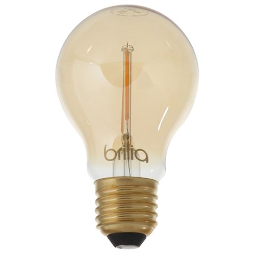 Lâmpada Led Bulb Filamento 2,5w 127/220v E27 Luz Am Brilia Incolor