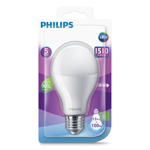 Lâmpada Led Bulbo Philips 13,5w Luz Fria 6500k Bivolt